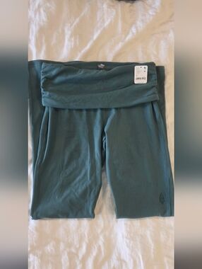 FP Movement by Free People Women's Fold-Over Waist Leggings - Midnight Jade